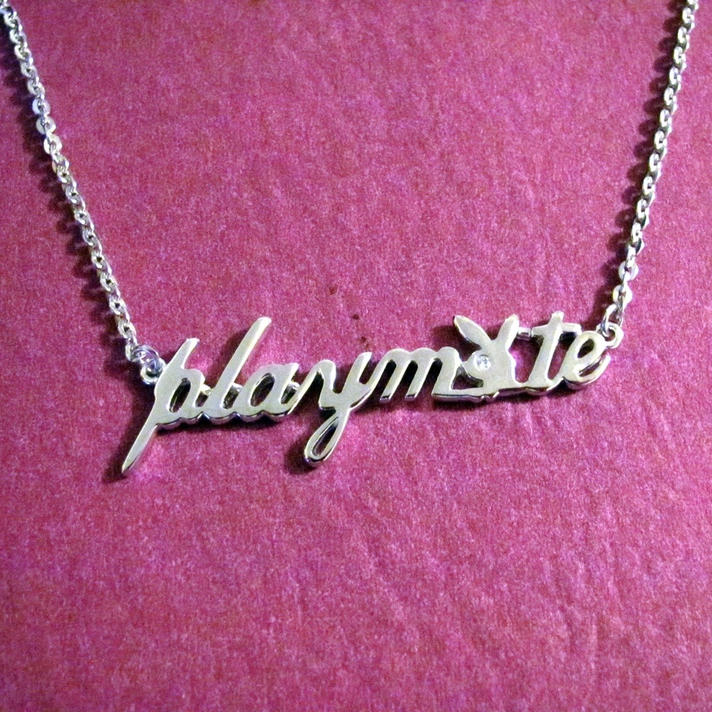 Sterling Silver PLAYBOY Necklace Playmate Pendant - Picture 3 of 7